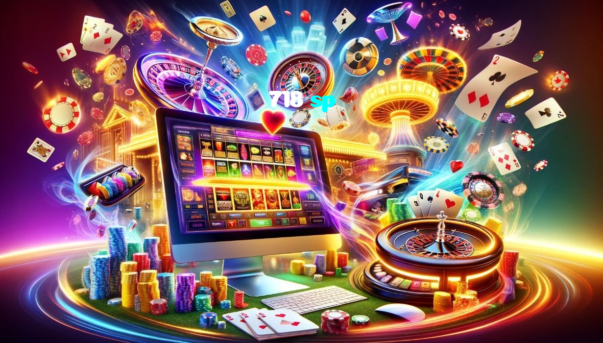 718 sp casino presented on mobile device in Pakistan with slots and live games